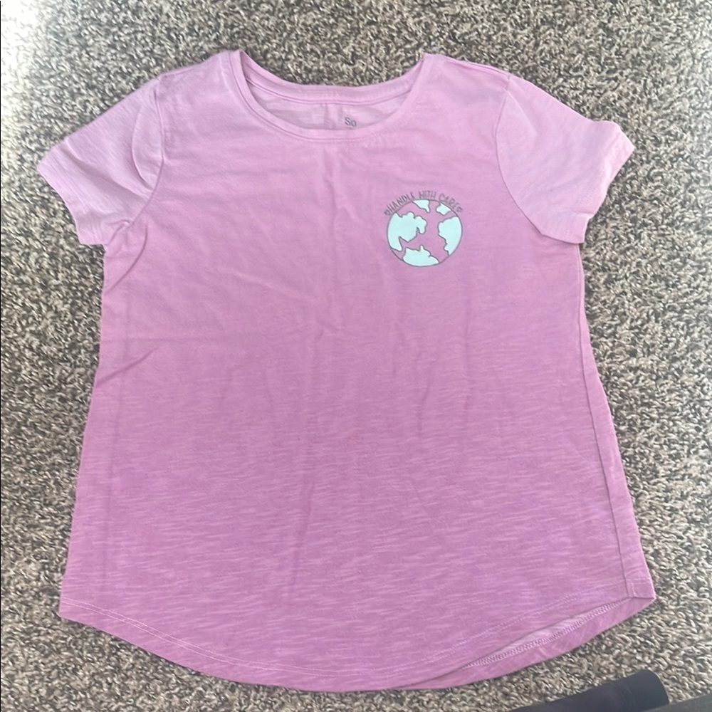SO Kids Purple Earth Graphic Tee